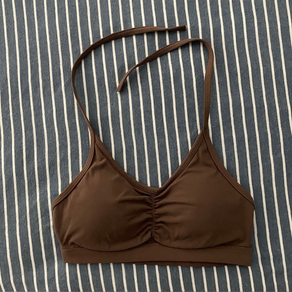 Aoxjox Intimates & Sleepwear Aoxjox Ruched Sports Bra Size Xsp